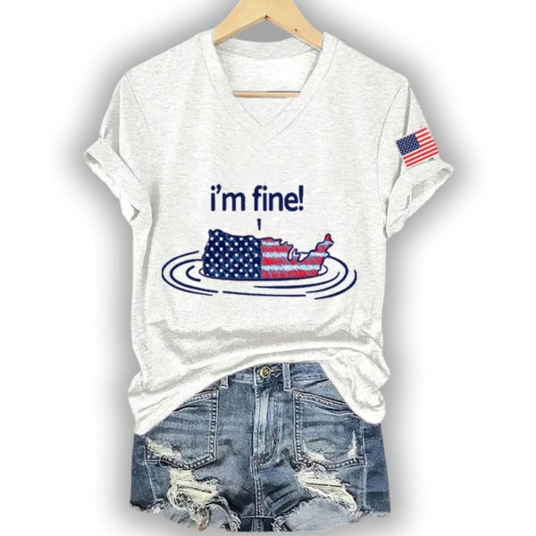 FDT I’m Fine 4th of July Shirt