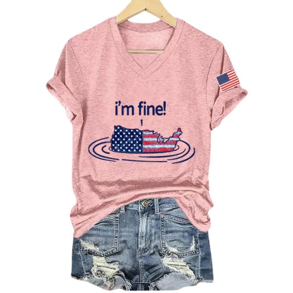 FDT I’m Fine 4th of July Shirt