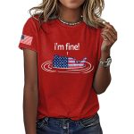 FDT I'm Fine Drowning 4th of July Shirt