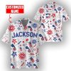 FireWorks Freedom For 4th Of July Custom Name Hawaiian Shirt
