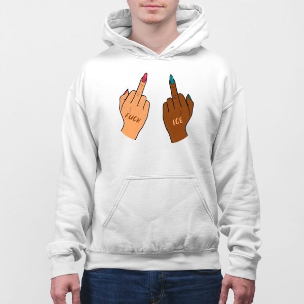 Fuck Ice Middle Fingers Protect Immigrants Anti Ice Shirt