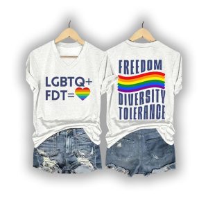 LGBTQ FDT Freedom Diversity Tolerance Shirt1