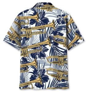 Trumpet Hibiscus Hawaiian Shirt1
