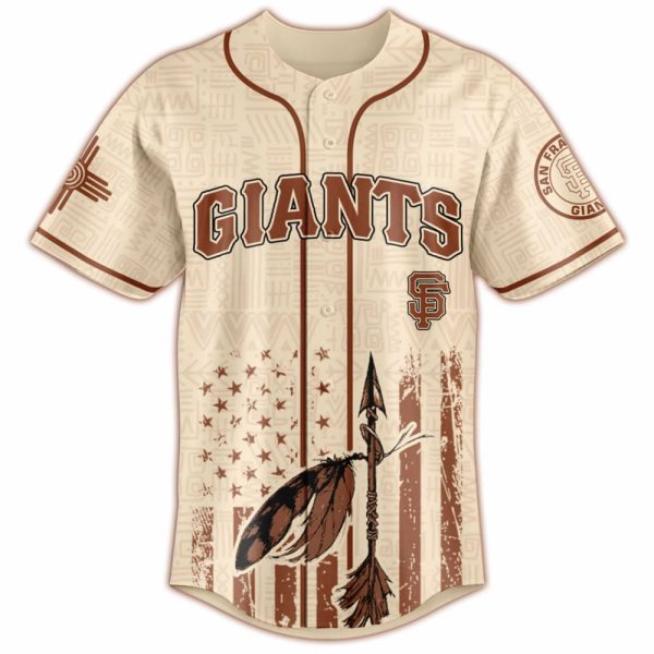 Giants Native American Heritage Month Baseball Jersey 2025