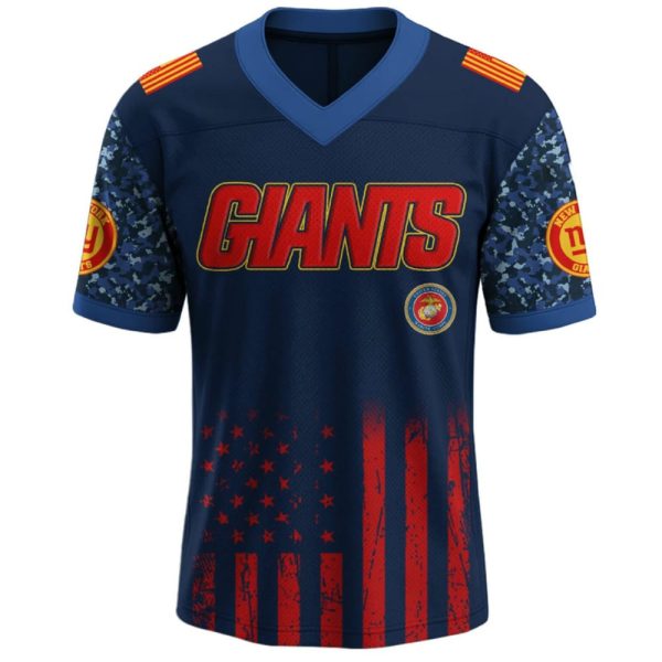 Giants US USMC 250th Birthday Football Jersey 2025