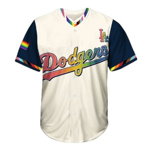 LA Dodgers Happy Pride 2025 Jersey 2
