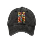 God Turns Broken Pieces Into Masterpieces Print Baseball Cap