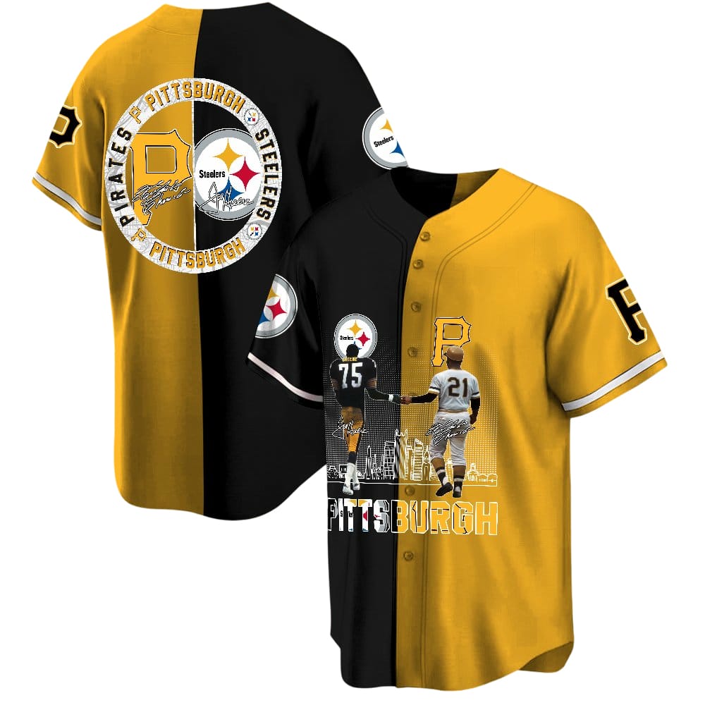 Greene Steelers Clemente Pirates Baseball Jersey Greene Steelers Clemente Pirates Baseball Jersey