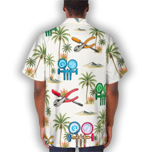 HVAC Life Tools & Tropics Hawaiian Shirt
