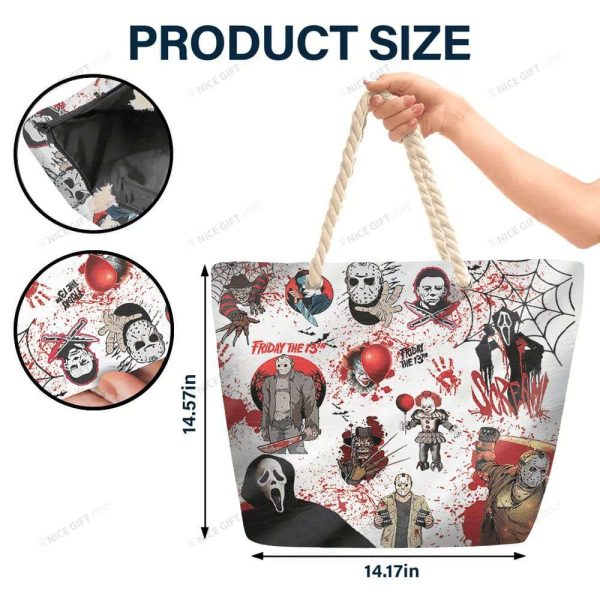 Halloween Horror Beach Bag