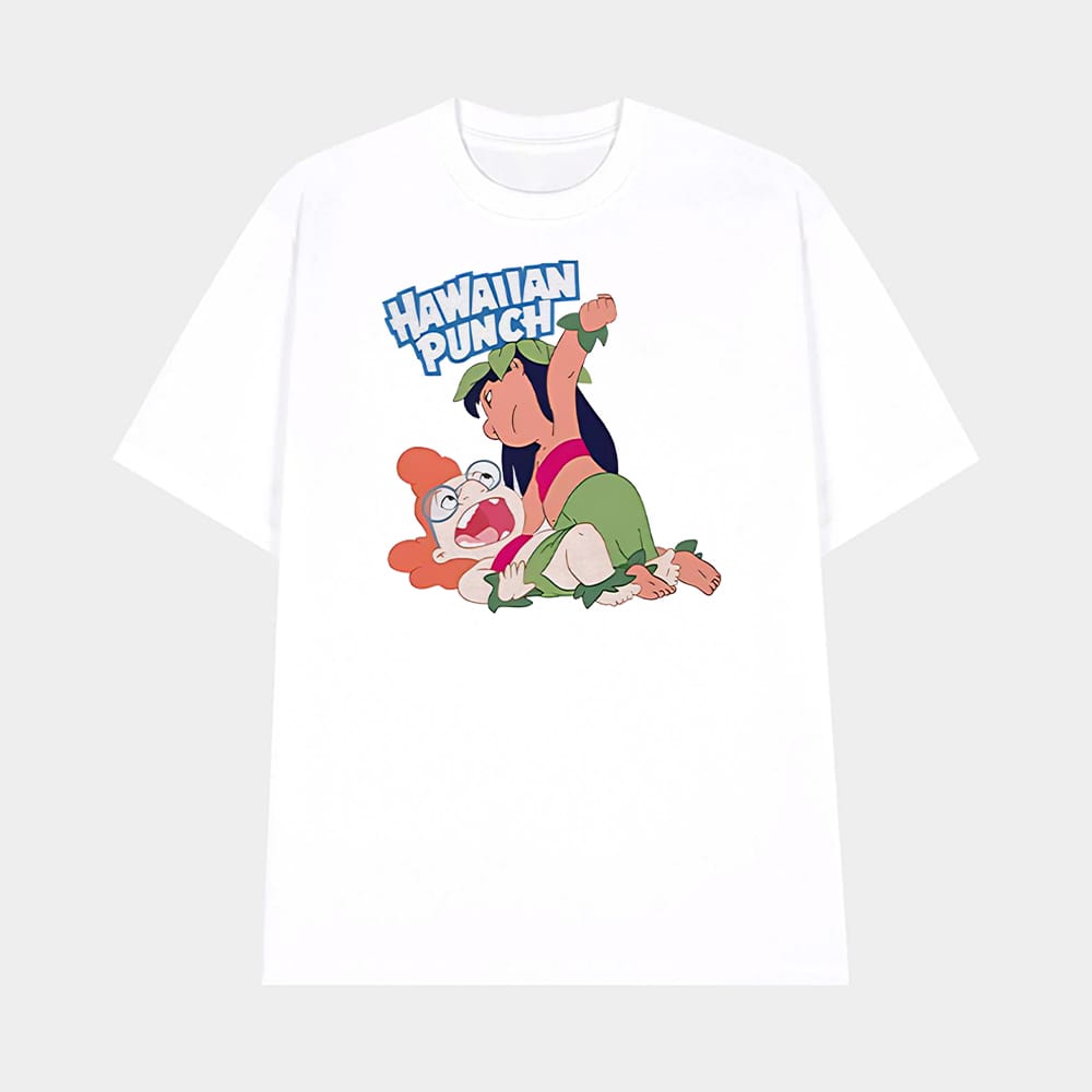 Hawaiian Punch Parody Lilo Myrtle Cartoon T Shirt 1 Hawaiian Punch Parody Lilo & Myrtle Cartoon T Shirt