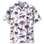 Horse Racing Proud Of America Hawaiian Shirt