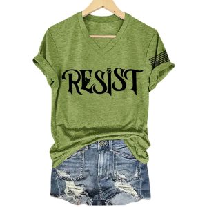 Retro Resist Cat Paw Print T-Shirt