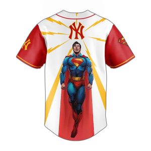 2025 Yankees x Superman Man Of Steel Jersey2