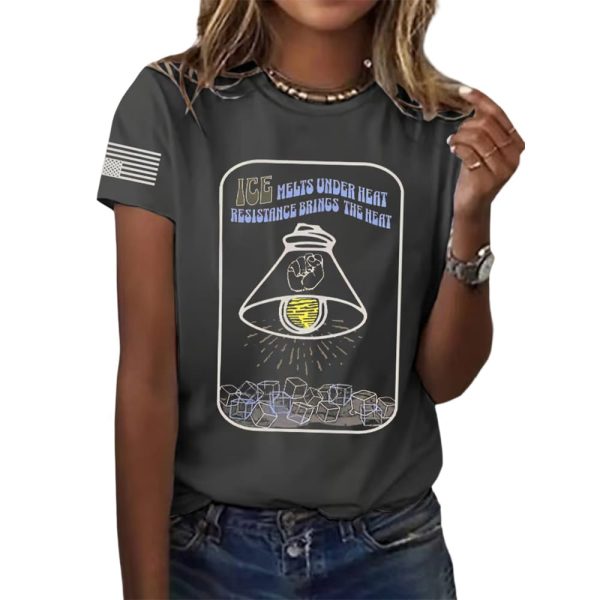 Ice Melts Under Heat Resistance Brings The Heat Shirt