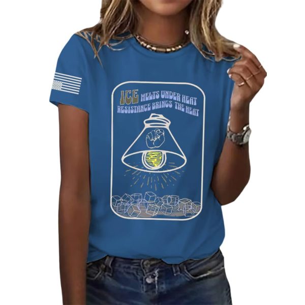 Ice Melts Under Heat Resistance Brings The Heat Shirt