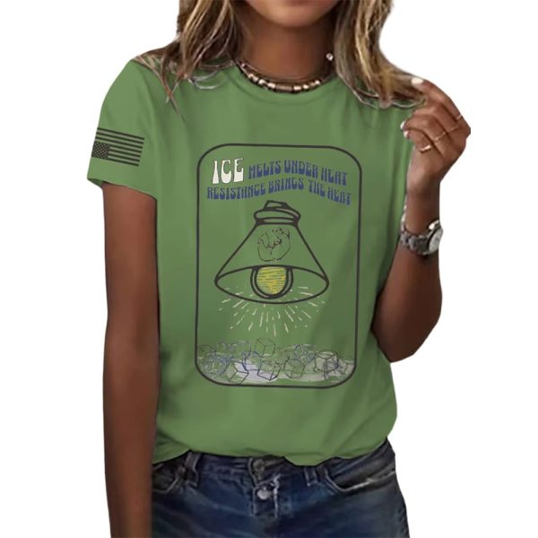 Ice Melts Under Heat Resistance Brings The Heat Shirt