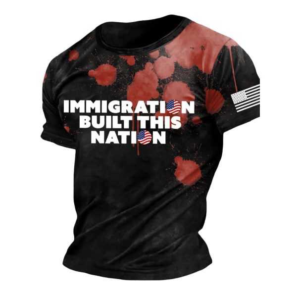 Immigration Built This Nation Bloody Shirt