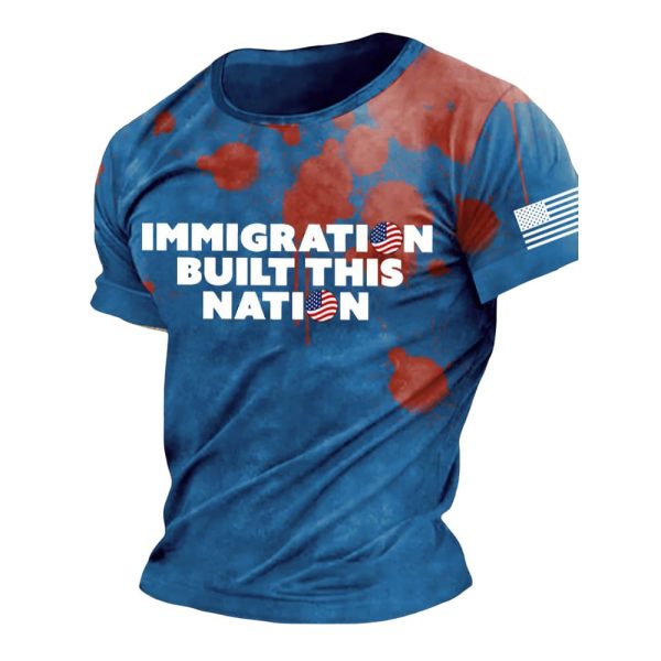 Immigration Built This Nation Bloody Shirt