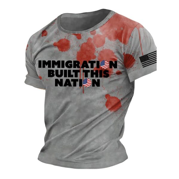 Immigration Built This Nation Bloody Shirt