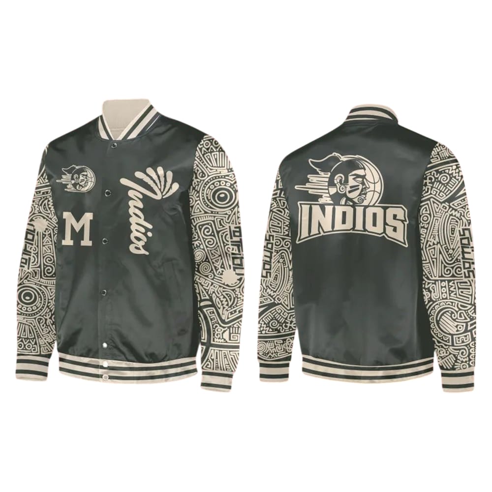 Indios de Mayaguez 2025 Full Zip Bomber Jacket Indios de Mayaguez 2025 Full Zip Bomber Jacket
