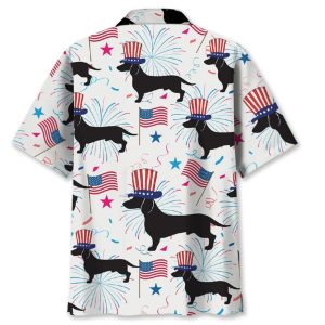 Dachshund USA Proud Hawaiian Shirt1