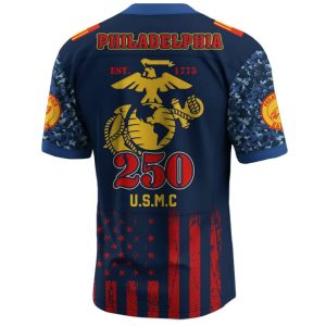 Eagles US USMC 250th Birthday Football Jersey 20252
