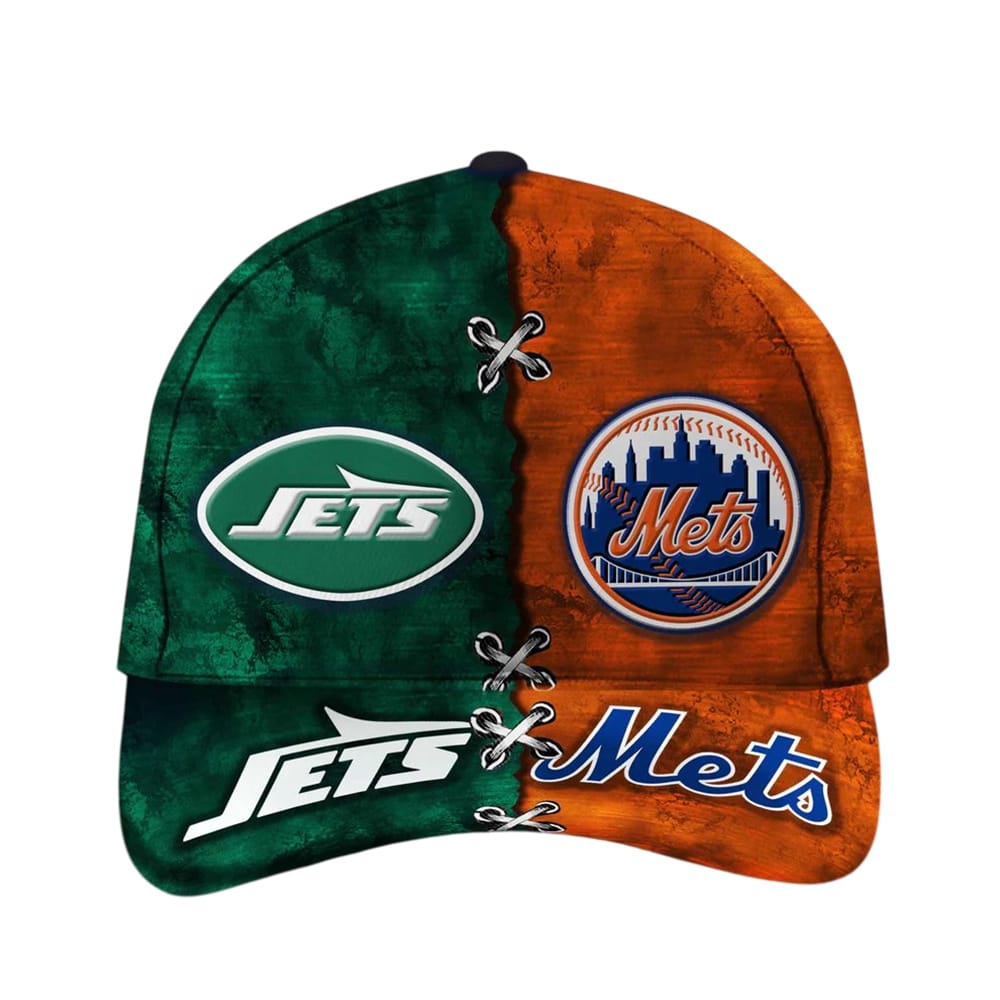 Jets x Mets Customized Classic Cap Jets x Mets Customized Classic Cap