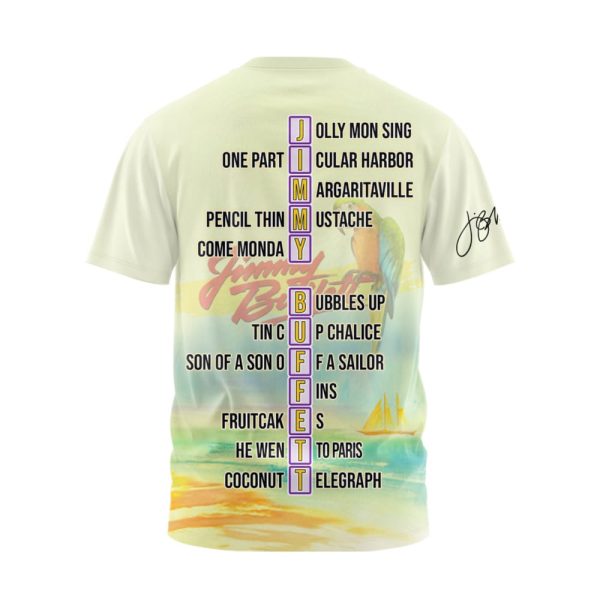 Jimmy Buffett It’s 5 O’clock Somewhere 3D Shirt