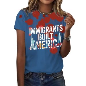 Immigrants Built America Bloodstain Shirt2