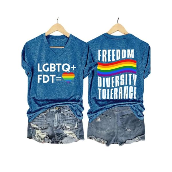 LGBTQ FDT Freedom Diversity Tolerance Shirt