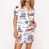 Les Miserables The Musical Silky Satin Pajama Set