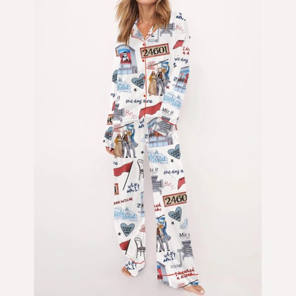 Les Miserables The Musical Silky Satin Pajama Set