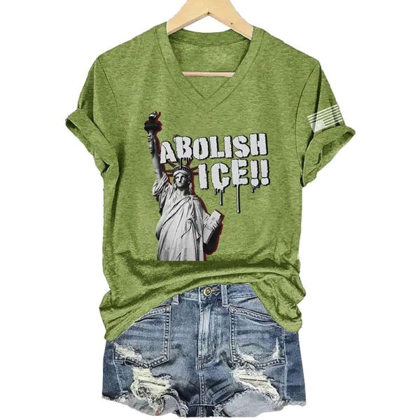Liberty Statue Abolish Ice Shirt