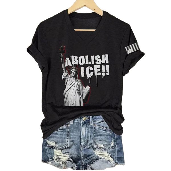 Liberty Statue Abolish Ice Shirt