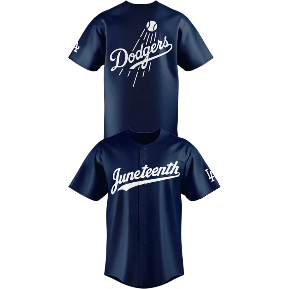 Lil Wayne Dodgers Juneteenth Baseball Jersey Lil Wayne Dodgers Juneteenth Baseball Jersey
