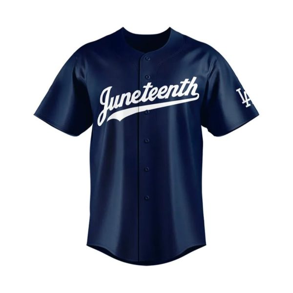 Lil Wayne Dodgers Juneteenth Baseball Jersey