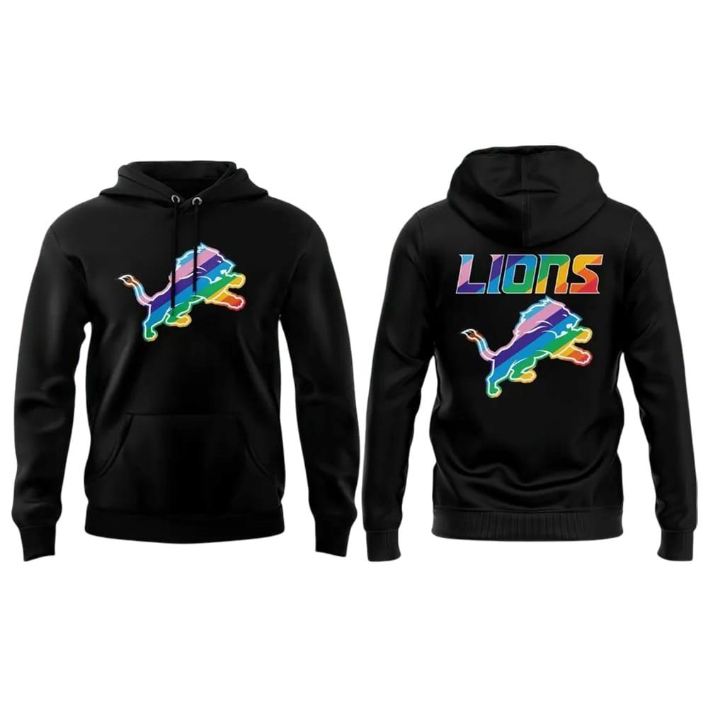 Lions 2025 Pride Month Hoodie Lions 2025 Pride Month Hoodie