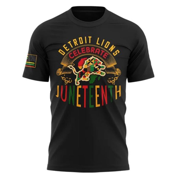 Lions Celebrate Juneteenth 2025 Shirt