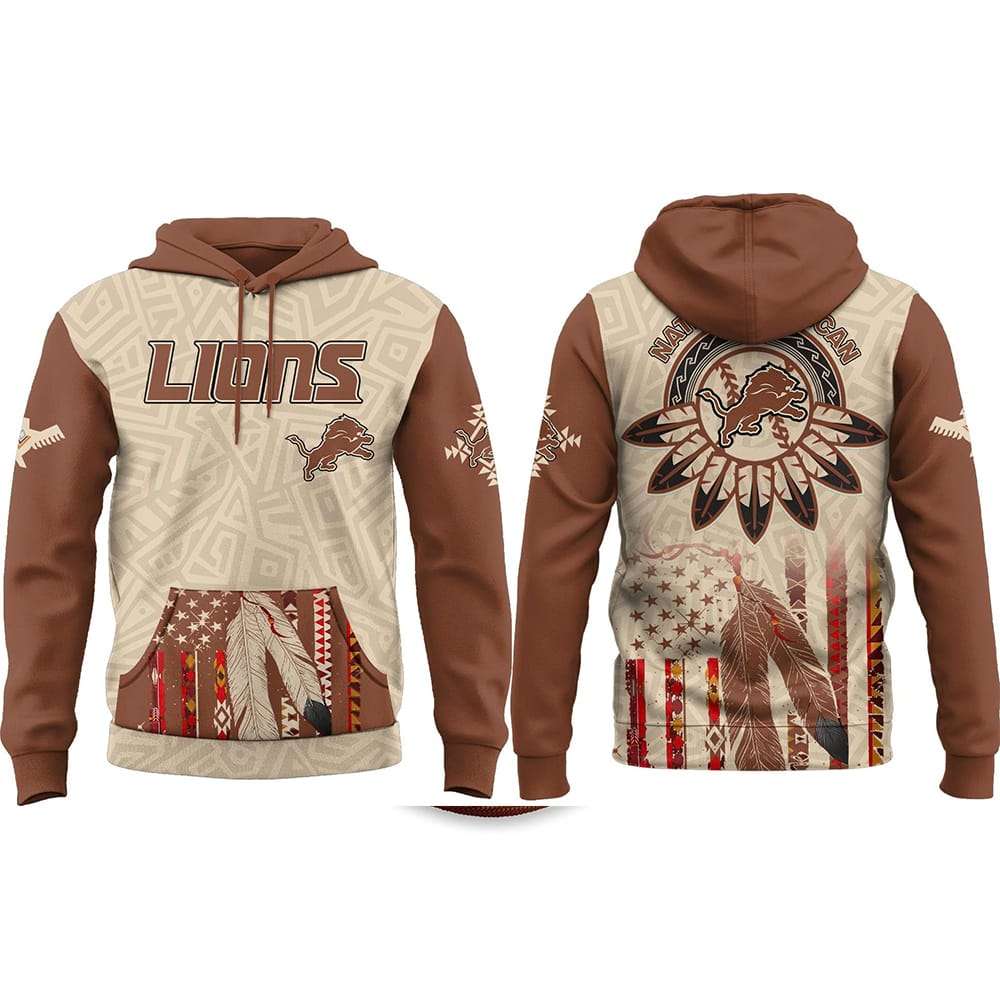 Lions Native American Heritage Hoodie 2025 Lions Native American Heritage Hoodie 2025