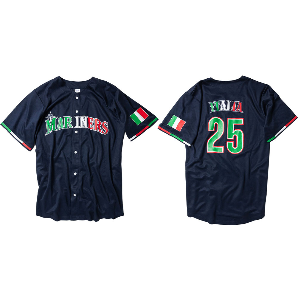 Mariners Italian Heritage Night Jersey 2025 Giveaway Mariners Italian Heritage Night Jersey 2025 Giveaway