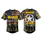 Mariners US Army's 250th Birthday Celebration Jersey