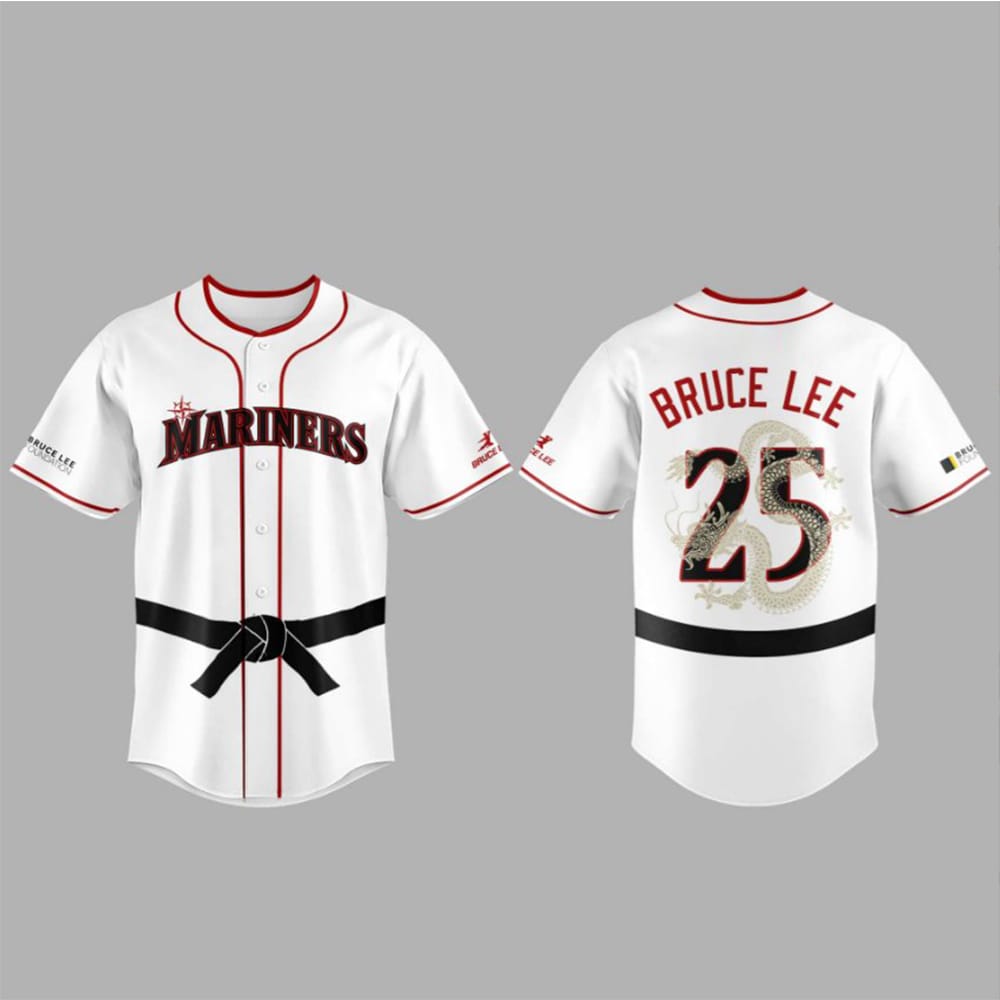 Mariners x Bruce Lee Night Jersey 2025 Mariners x Bruce Lee Night Jersey 2025