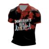 Men’s Immigrants Built America Print Polo Shirt