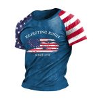 Men's Rejecting Kings Since 1776 Print Short Sleeve T-Shirt
