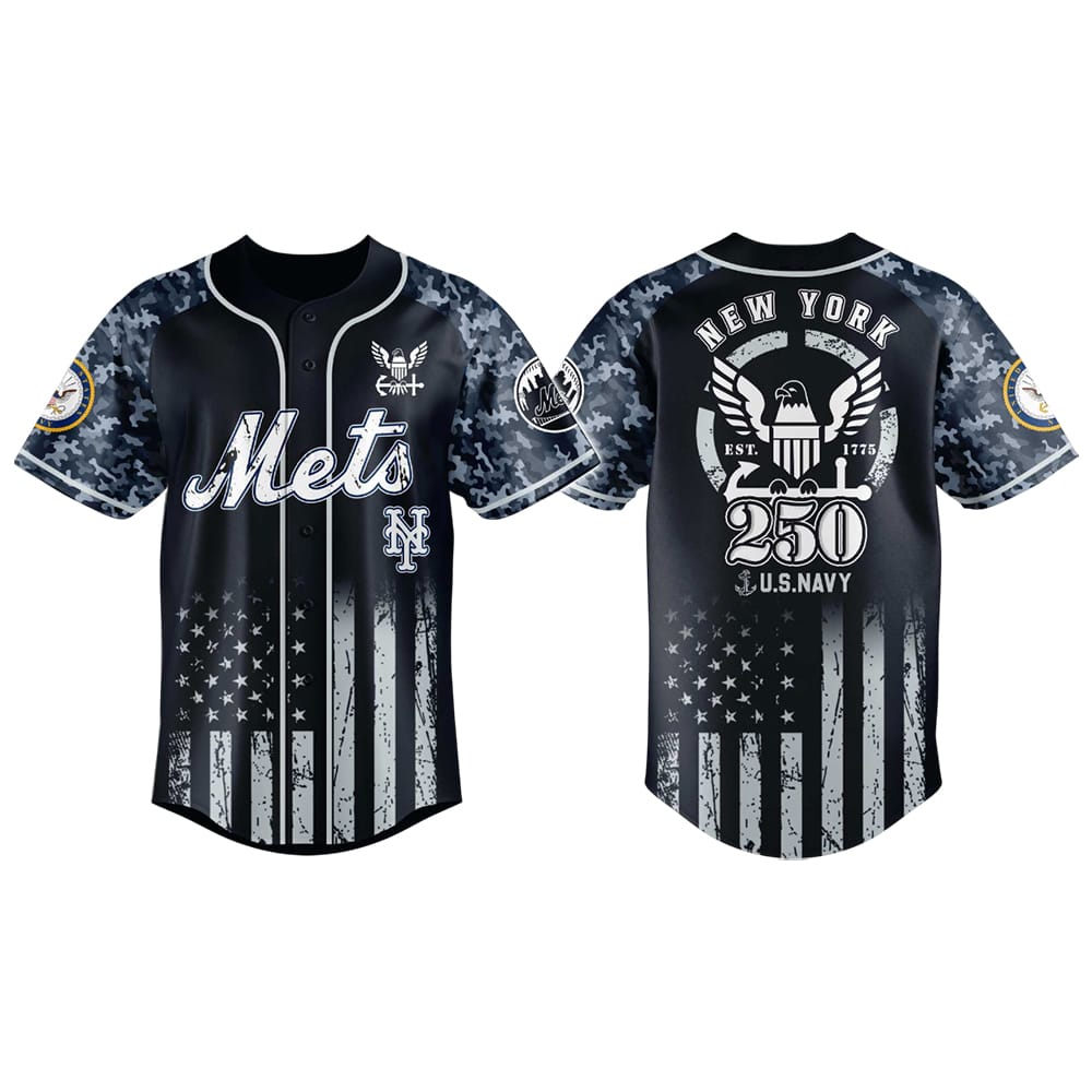 Mets US NAVY 250th Birthday Jersey 2025 Mets US NAVY 250th Birthday Jersey 2025