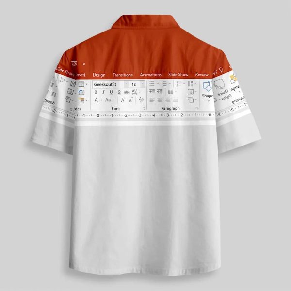 Microsoft PowerPoint Hawaiian Shirt
