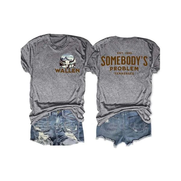 Morgan Wallen Est 1993 Somebody’s Problem Tennessee T-Shirt