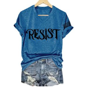 Retro Resist Cat Paw Print T Shirt4