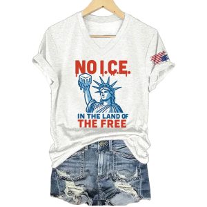 4th Of July No Ice In The Land Of The Free Shirt2